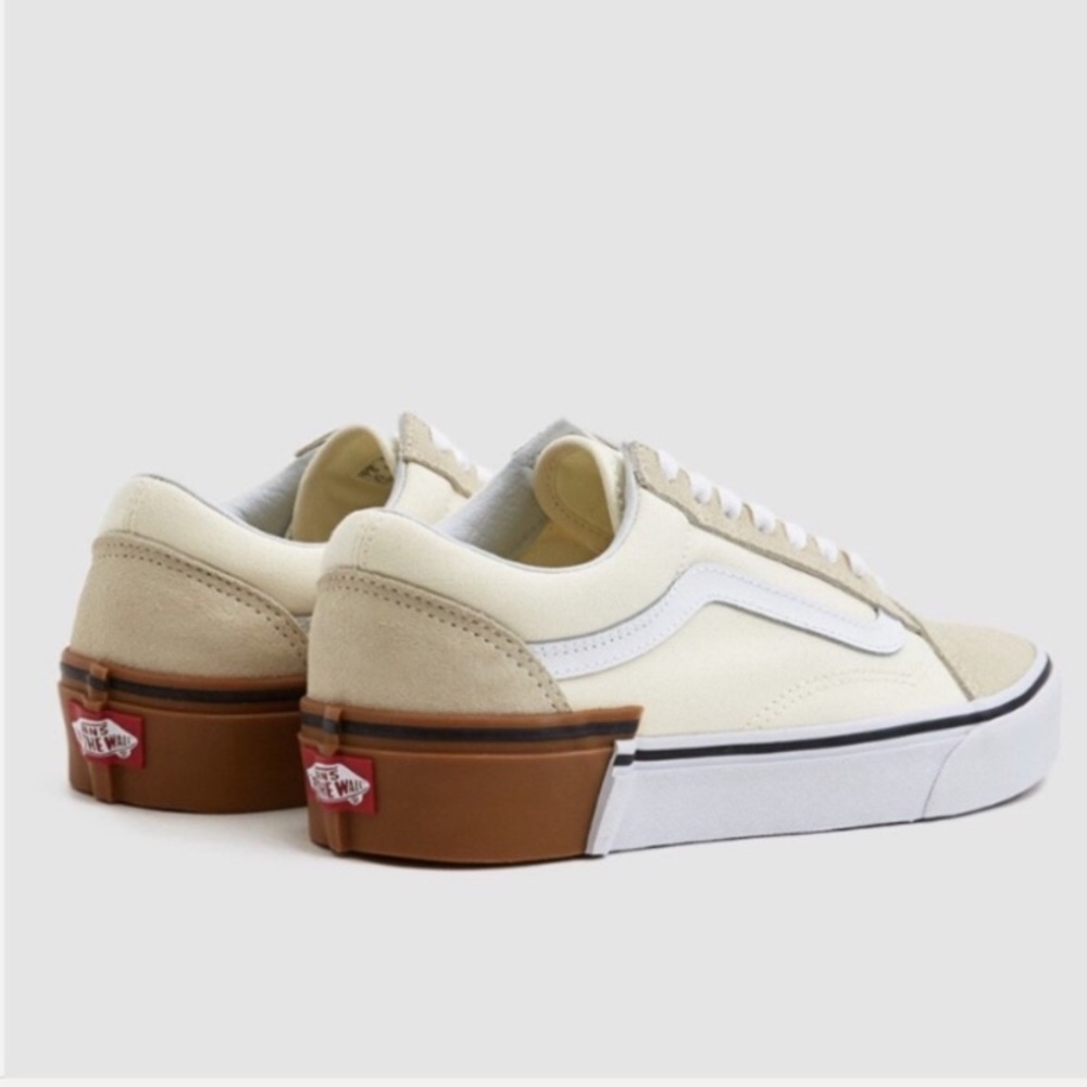 NWT Vans Old Skool Gum Block Skate Shoe W 9.5, M 8 - Picture 3 of 8